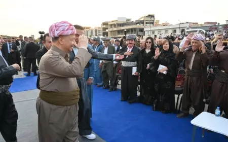 Başkan Barzani, 4. Uluslararası Şal u Şepik Festivali'ne Katıldı