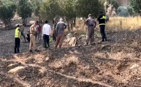 Erbil’in Balekayeti bölgesinde İHA düştü