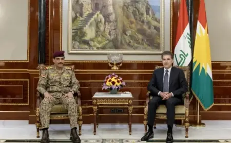Nêçîrvan Barzanî û Sererkanê Îraqê civiyan
