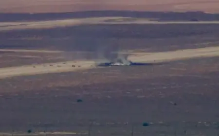 ABD’ye ait B-52 bombardıman uçağı düştü!