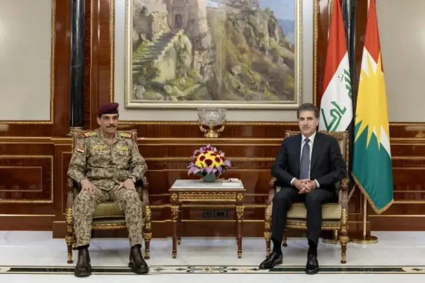 Nêçîrvan Barzanî û Sererkanê Îraqê civiyan