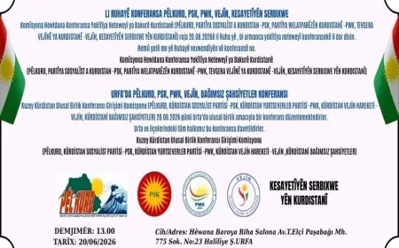 Urfa’da PÊLKURD, PSK, PWK, VEJÎN, Bağımsız Şahsiyetler Konferansı