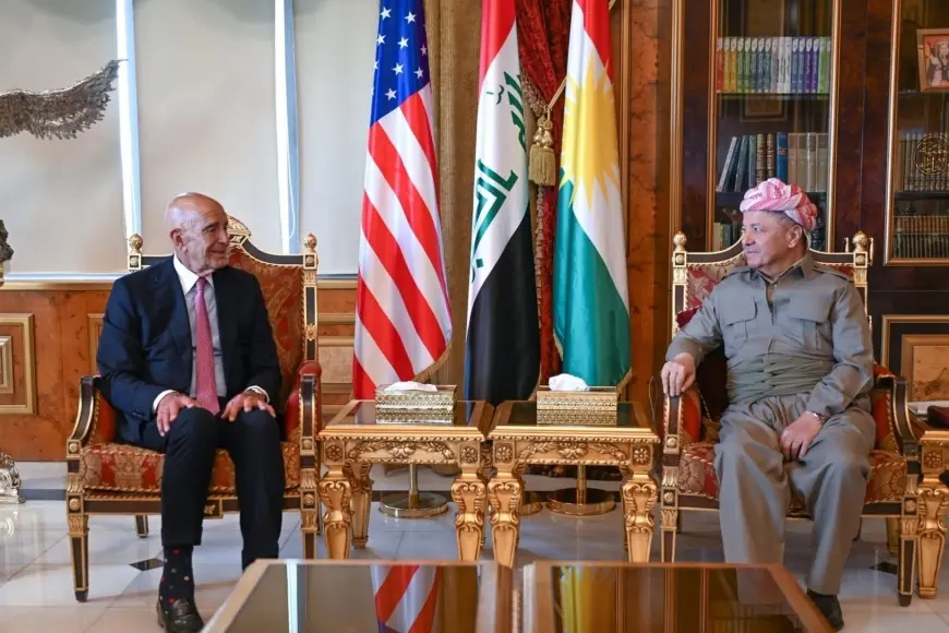 Başkan Barzani, Trump’ın Özel Temsilcisi Barrack’ı Erbil’de Kabul Etti