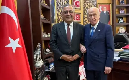 Tanrıkulu’dan Bahçeli’ye Teşekkür Ziyareti