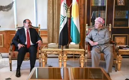 Başkan Barzani, Bağdat Valisini kabul etti