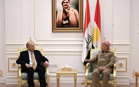 Başkan Barzani ile Nuceyfi Irak’taki siyasi süreci görüştü