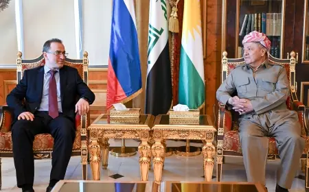 Başkan Barzani ve Rusya Büyükelçisi, Kürdistan Bölgesi'ndeki siyasi süreci ele aldı