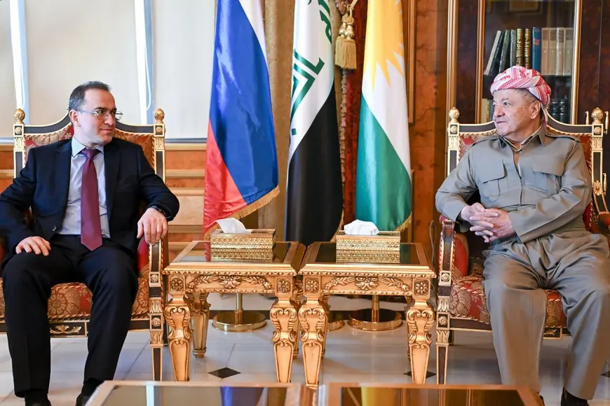 Başkan Barzani ve Rusya Büyükelçisi, Kürdistan Bölgesi'ndeki siyasi süreci ele aldı