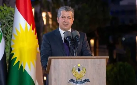 Mesrur Barzani, Babil’in Asma Bahçeleri Parkı’nın Açılışını Yaptı