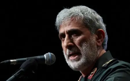 Kudüs Gücü Komutanı Kaani'den İsrail'e Tehdit