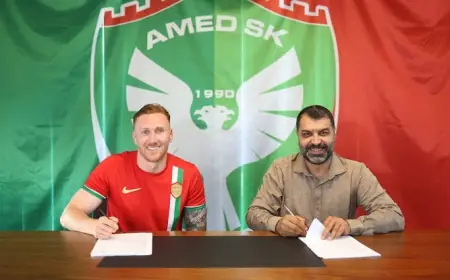 Amedspor'dan 2. transfer: David Bates kadroya katıldı