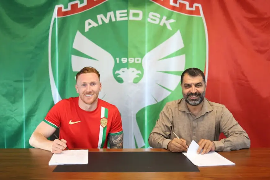 Amedspor'dan 2. transfer: David Bates kadroya katıldı