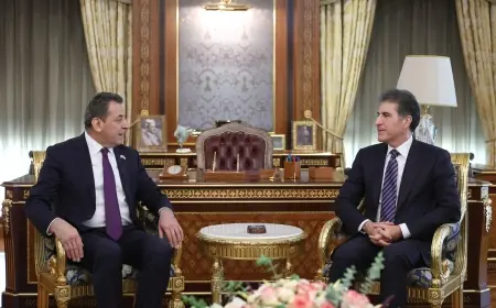 Neçirvan Barzani, Kanada-Kürt Dostluk Heyetini Ağırladı