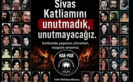 HAK-PAR: Sivas Katliamının 33. yıl dönümünde yaşamını yitirenleri saygıyla anıyoruz