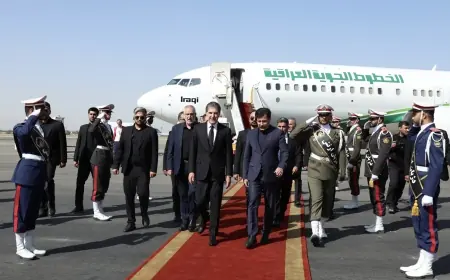 Neçirvan Barzani, Ali Hamaney'in cenaze töreni için Tahran'da