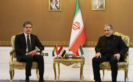 Neçirvan Barzani, İran Dışişleri Bakanı Arakçi ile görüştü