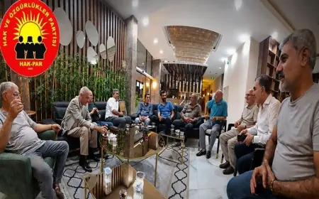 HAK-PAR Genel Başkanı Düzgün Kaplan, Kurmancî Dil Grubu Üyelerini Ziyaret Etti