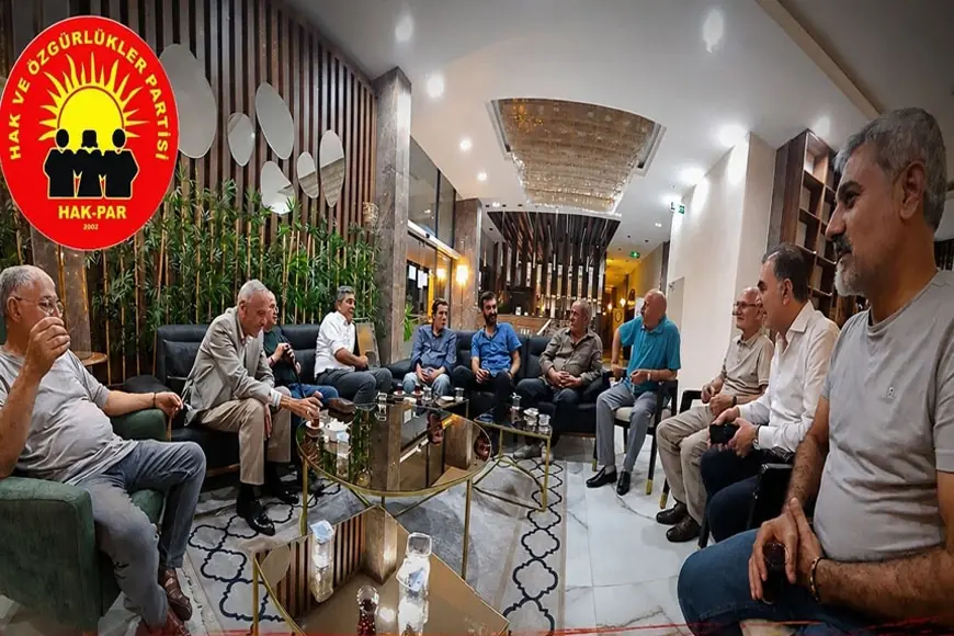 HAK-PAR Genel Başkanı Düzgün Kaplan, Kurmancî Dil Grubu Üyelerini Ziyaret Etti