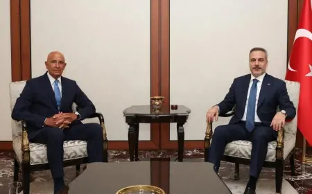 Hakan Fidan Tom Barrack ile görüştü