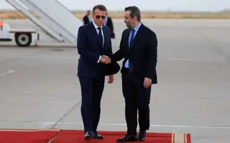 Macron'dan Şam'a Tarihi Ziyaret
