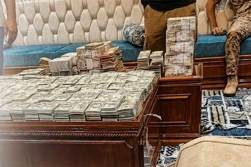 Selahaddin’de düzenlenen operasyonda toprağa gömülü halde 3 milyar dinar ele geçirildi