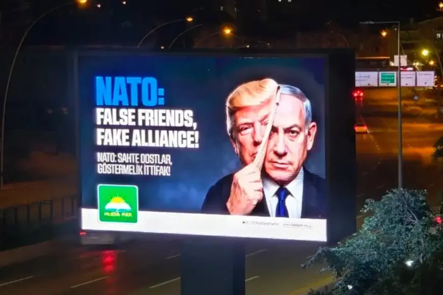 HÜDA PAR'dan 'elektrik kesildi' iddiası: Trump ve Netanyahu karşıtı görsellerin ardından yaşandı