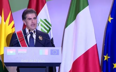 İtalya’dan Neçirvan Barzani’ye üst düzey onur: 'İtalya Yıldızı Nişanı' takdim edildi