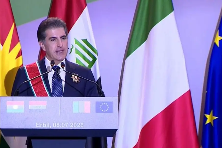 İtalya’dan Neçirvan Barzani’ye üst düzey onur: 'İtalya Yıldızı Nişanı' takdim edildi