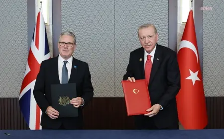 Türkiye ile İngiltere arasında Güvenlik ve Savunma Ortaklığı Belgesi imzalandı