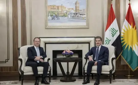 Neçirvan Barzani, görev süresi dolan Fransa Büyükelçisi'ni kabul etti