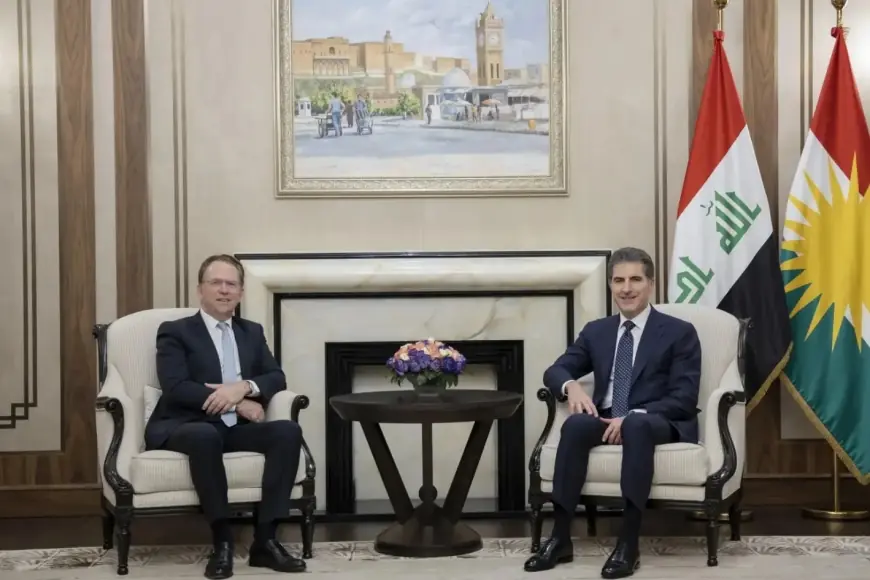 Neçirvan Barzani, görev süresi dolan Fransa Büyükelçisi'ni kabul etti