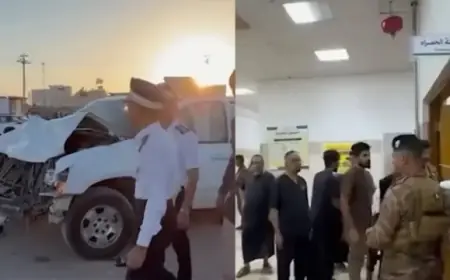 Basra'da araç Erbain hacılarının arasına daldı: 9 ölü