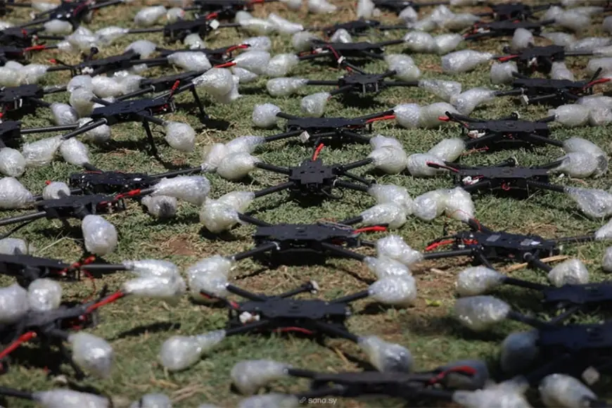Suriye İçişleri: Hizbullah'a gönderilmek istenen çok sayıda İHA ele geçirildi
