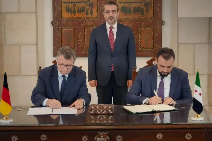 Şam ve Berlin'den tarihi adım: Stratejik anlaşmalar imzalandı