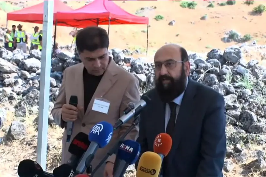 Batman'da Ezidi Kürtlerin Şeyh Hevind Ziyaretgahı yeniden inşa ediliyor