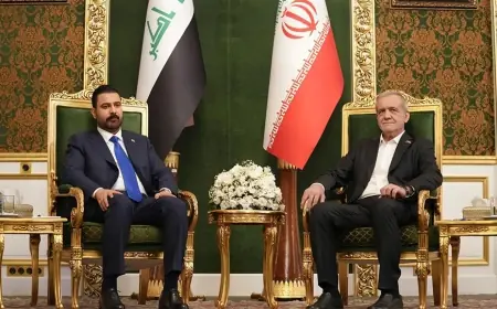 Irak Başbakanı Zeydi, Tahran'da Pezeşkiyan ile görüştü