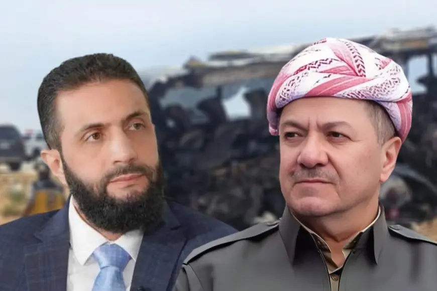 Başkan Barzani’den Ahmed Şara’ya başsağlığı mesajı