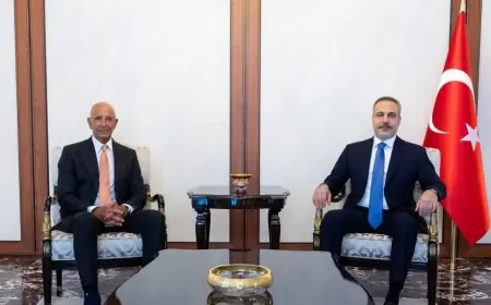 Hakan Fidan, Tom Barrack ile görüştü
