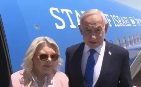 Netanyahu askeri üsten gizlice Washington'a uçtu