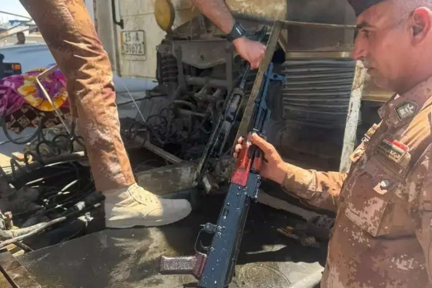 Irak- Suriye sınırında Irak'a sokulmaya çalışılan silahlara el konuldu