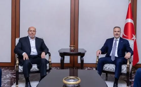 Hakan Fidan, Hamas lideri Halil Hayye ile görüştü