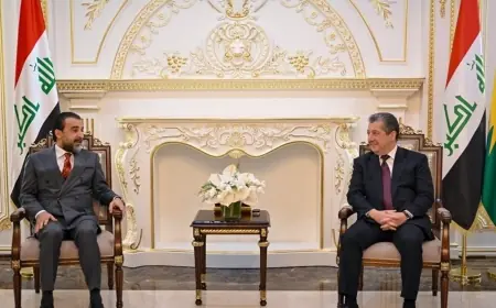 Mesrur Barzani Muhammed Halbusi’yi kabul etti