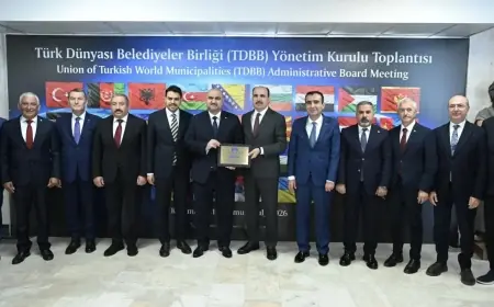 Kerkük Belediyesi ‘Türk Dünyası Belediyeler Birliği’ne üye oldu