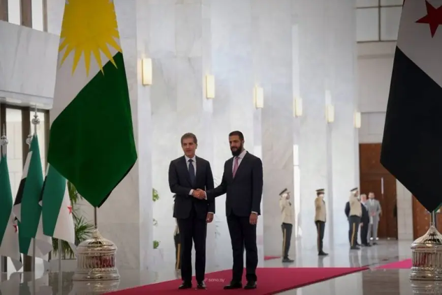 Neçirvan Barzani Şam'a ulaştı