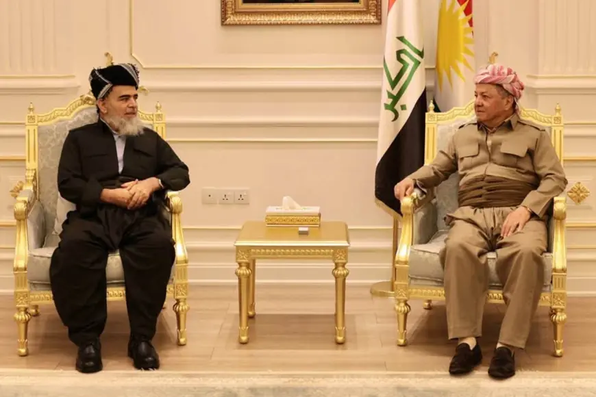 Başkan Barzani, Komal Başkanı Ali Bapir ile görüştü