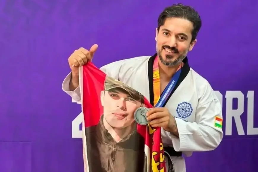 Kürt tekvandocu Hêmin Mehdî dünya ikincisi oldu