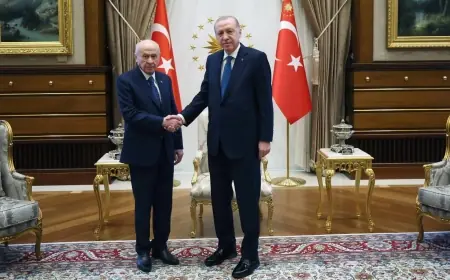 Erdoğan ve Bahçeli Beştepe'de görüşecek