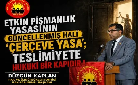 HAK-PAR: Etkin pişmanlık yasasının güncellenmiş hali 'Çerçeve Yasa' teslimiyete hukuki bir kapıdır