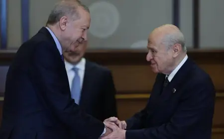 Çerçeve yasa sonrası kritik görüşme; Erdoğan ve Bahçeli bir araya geldi