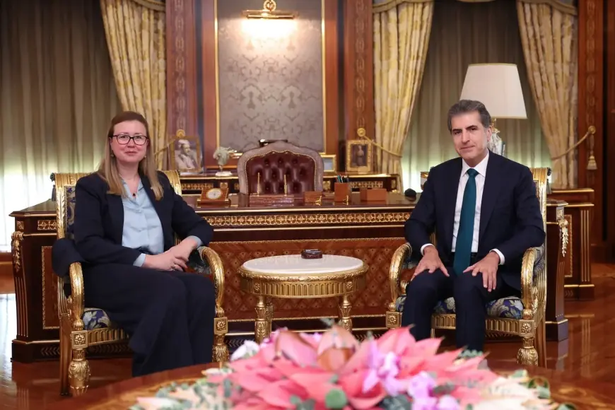 Nêçîrvan Barzanî û Konsula nû ya Brîtanyayê civiyan